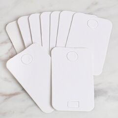 Loren 25'li Beyaz Takı Bileklik Kartı