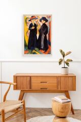 Ernst Ludwig Ahşap Çerçeveli Tablo 50 x 70