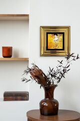 Gustav Klimpt Çerçeveli Taş Tablo 20 cm