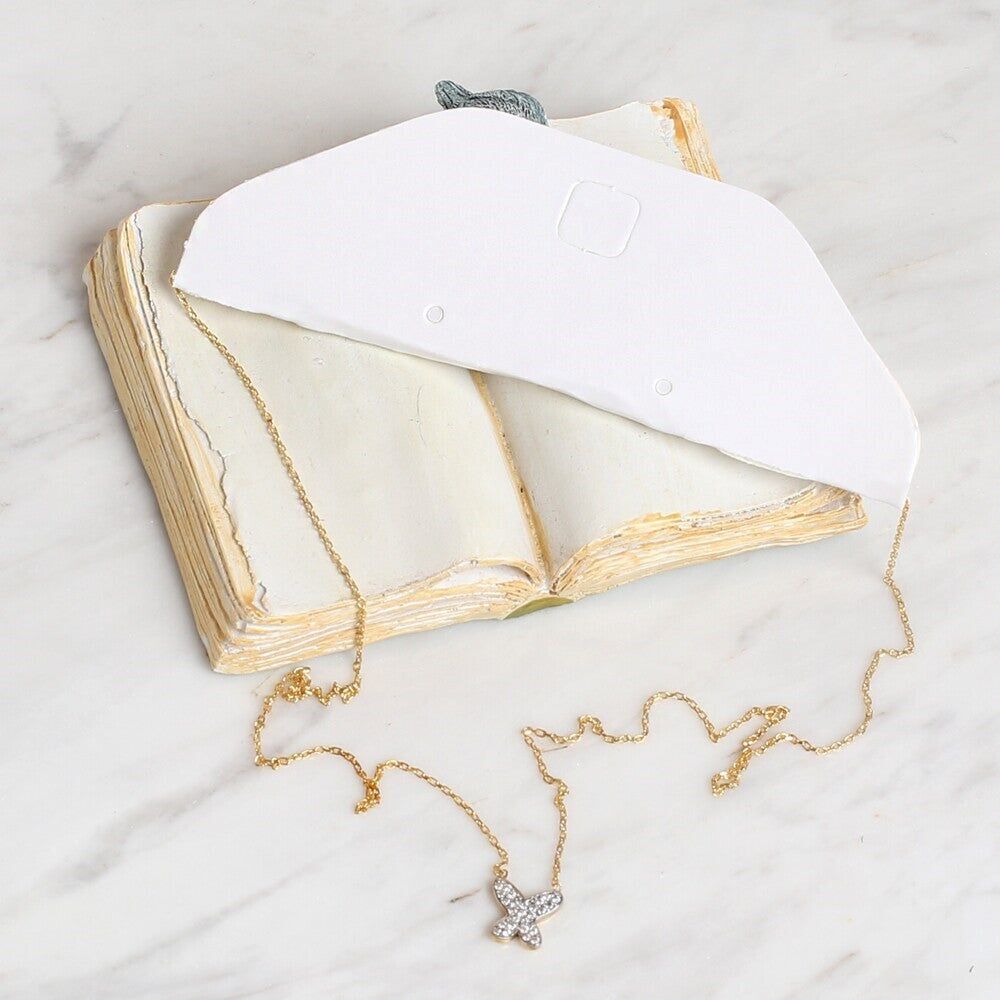 Loren 25'li Beyaz Takı Kolye Kartı