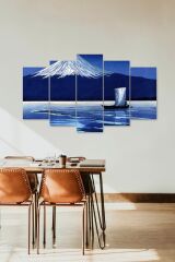 Manzara Doğa 5 Parçalı Mdf Tablo 60 x 100