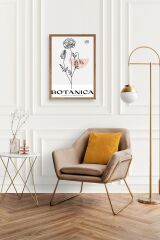 Çiçek Ahşap Çerçeveli Tablo 17 x 23