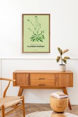 Çiçek Ahşap Çerçeveli Tablo 17 x 23