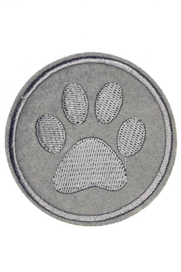 Aplike Ütü İle Yapışan Gri Pati Arma 5 cm
