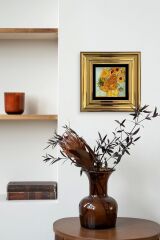 Van Gogh Çerçeveli Taş Tablo 20 cm