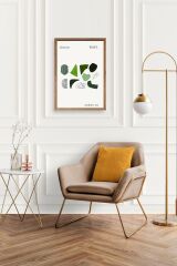 Soyut Ahşap Çerçeveli Tablo 23 x 30