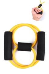 BUFFER® 8 Şeklinde Direnç Bandı Yoga Plates Ve Vücut Geliştirme Egzersiz Bandı