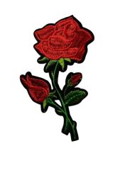 Aplike Ütü İle Yapışan Gül Büyük Arma 15x5 cm