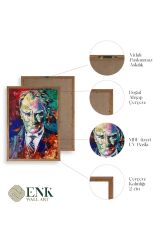 Atatürk Ahşap Çerçeveli Tablo 17 x 23