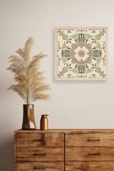 Motif Ahşap Çerçeveli Tablo 50 x 50