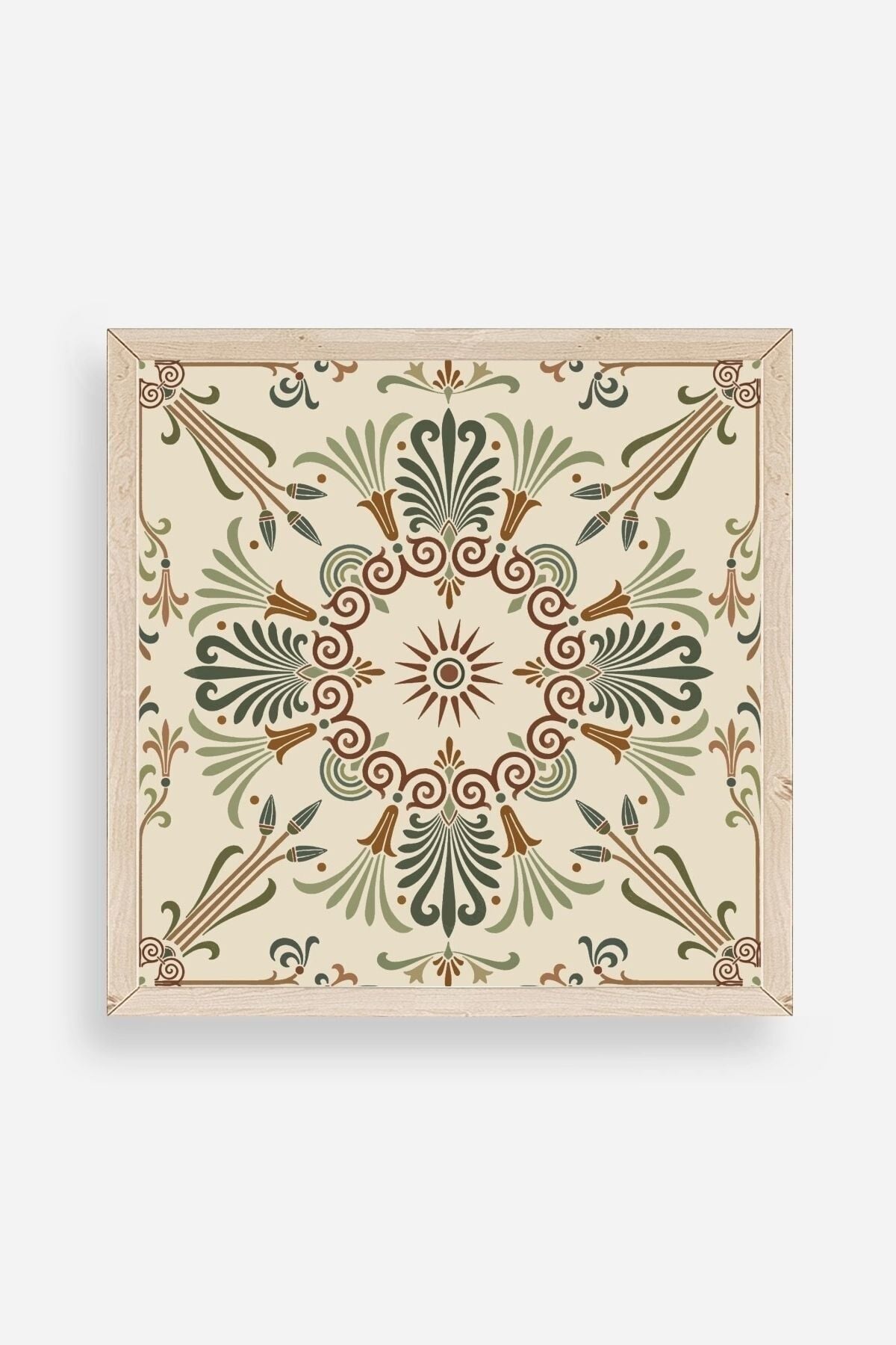 Motif Ahşap Çerçeveli Tablo 50 x 50