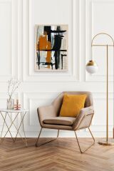 Modern Ahşap Çerçeveli Tablo 50 x 70