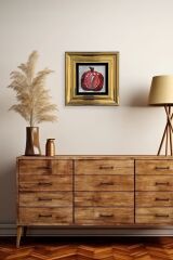 Bereket Duası Çerçeveli Taş Tablo 20 cm