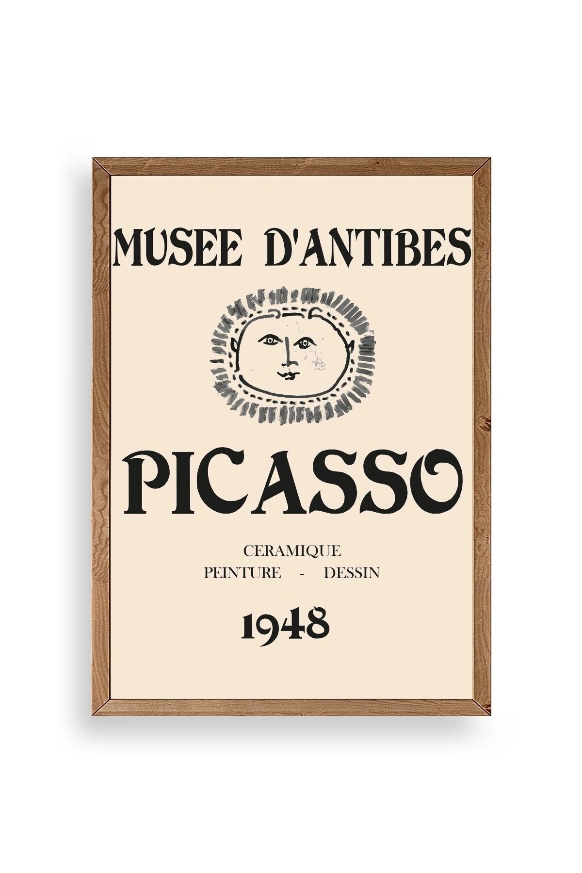 Picasso Ahşap Çerçeveli Tablo 50 x 70