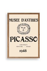 Picasso Ahşap Çerçeveli Tablo 50 x 70