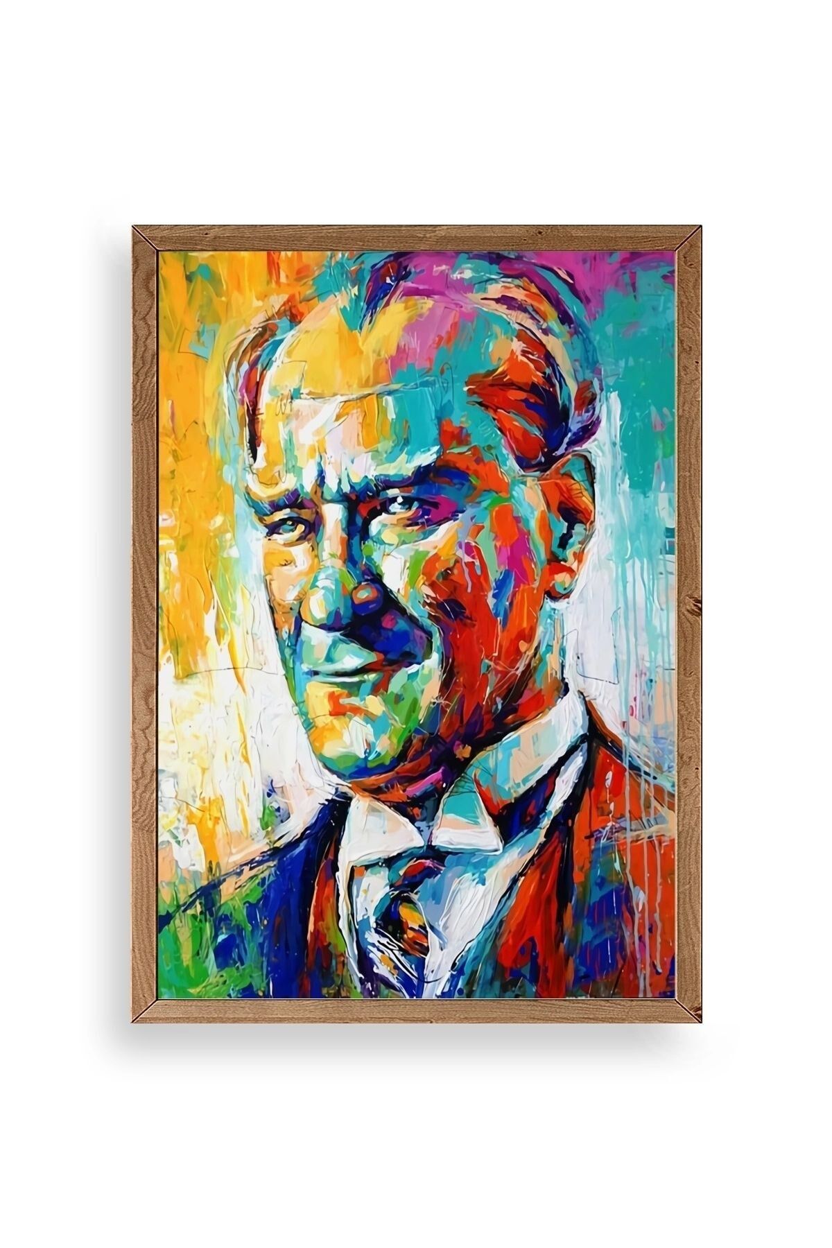 Atatürk Ahşap Çerçeveli Tablo 23 x 30