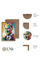 Atatürk Ahşap Çerçeveli Tablo 23 x 30