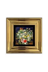 Van Gogh Çerçeveli Taş Tablo 20 cm