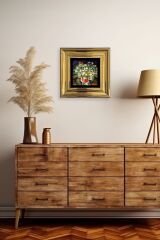 Van Gogh Çerçeveli Taş Tablo 20 cm