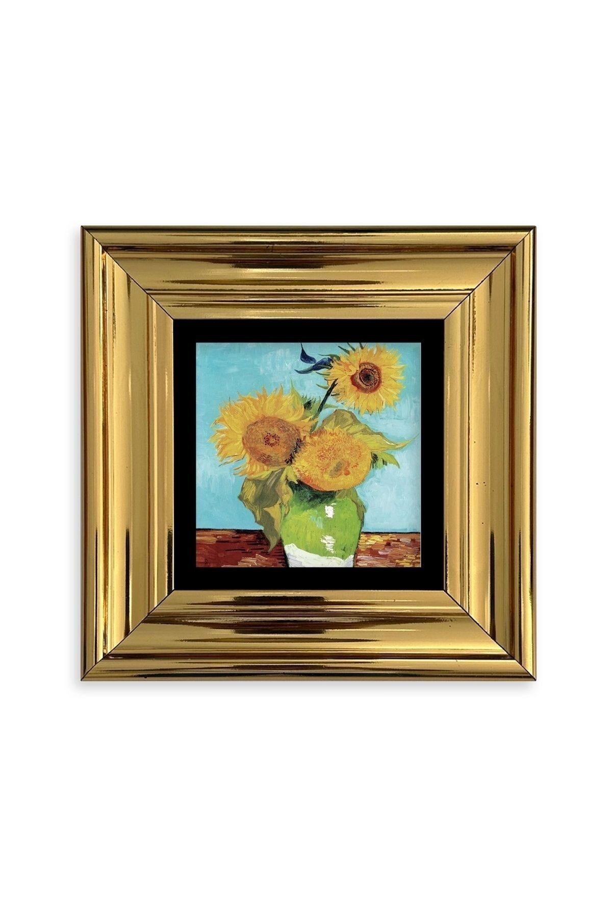 Van Gogh Çerçeveli Taş Tablo 20 cm