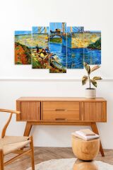 Manzara 5 Parçalı Mdf Tablo 60 x 100