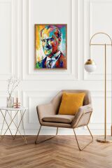 Atatürk Ahşap Çerçeveli Tablo 50 x 70