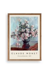 Claude Monet Ahşap Çerçeveli Tablo 17 x 23