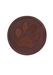 Aplike Ütü İle Yapışan Koyu Kahve Pati Arma 5 cm