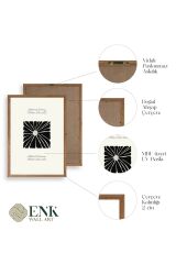 Çiçek Ahşap Çerçeveli Tablo 30 x 42