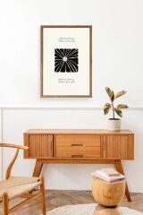 Çiçek Ahşap Çerçeveli Tablo 30 x 42