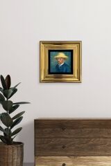 Van Gogh Çerçeveli Taş Tablo 20 cm