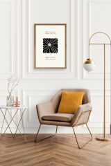 Çiçek Ahşap Çerçeveli Tablo 17 x 23