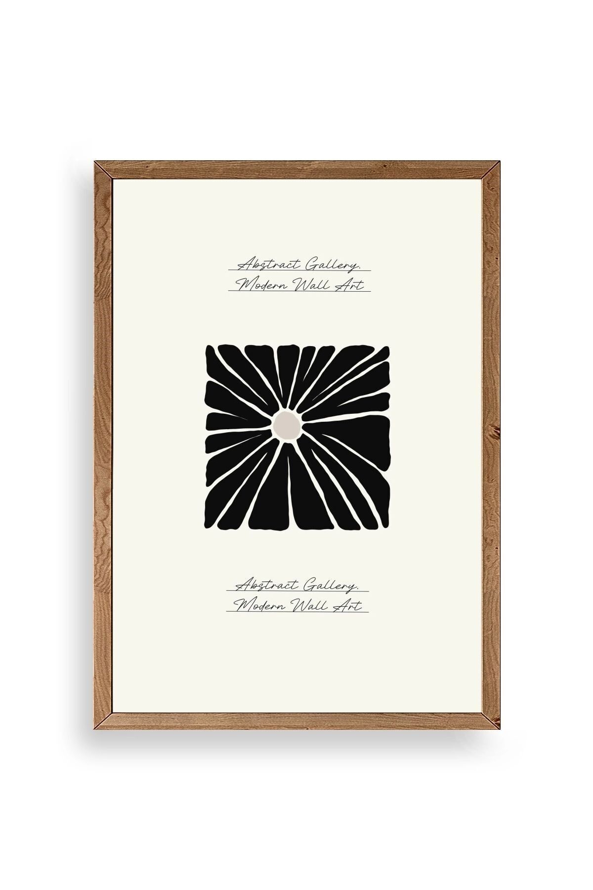 Çiçek Ahşap Çerçeveli Tablo 23 x 30