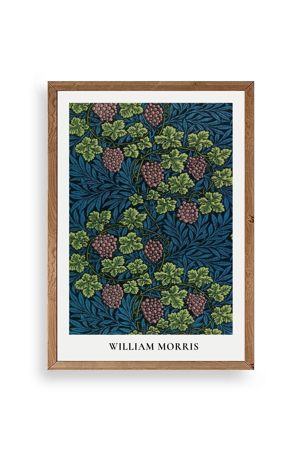 William Morris Ahşap Çerçeveli Tablo 30 x 42