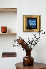 Van Gogh Çerçeveli Taş Tablo 20 cm