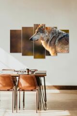 Kurt 5 Parçalı Mdf Tablo 60 x 100