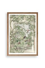 Kuşlar Ahşap Çerçeveli Tablo 23 x 30