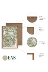 Kuşlar Ahşap Çerçeveli Tablo 23 x 30