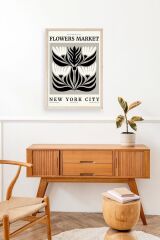 Çiçek Ahşap Çerçeveli Tablo 23 x 30