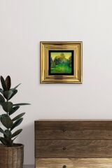 Van Gogh Çerçeveli Taş Tablo 20 cm