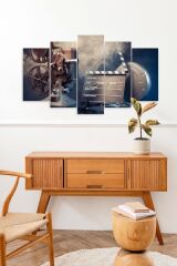 Kamera Motor Kayıt 5 Parçalı Mdf Tablo 60 x 100