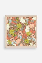 Çiçek Ahşap Çerçeveli Tablo 23 x 23