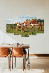 İnsan Manzarası 5 Parçalı Mdf Tablo 60 x 100