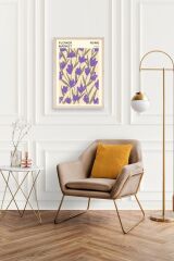 Çiçek Ahşap Çerçeveli Tablo 23 x 30