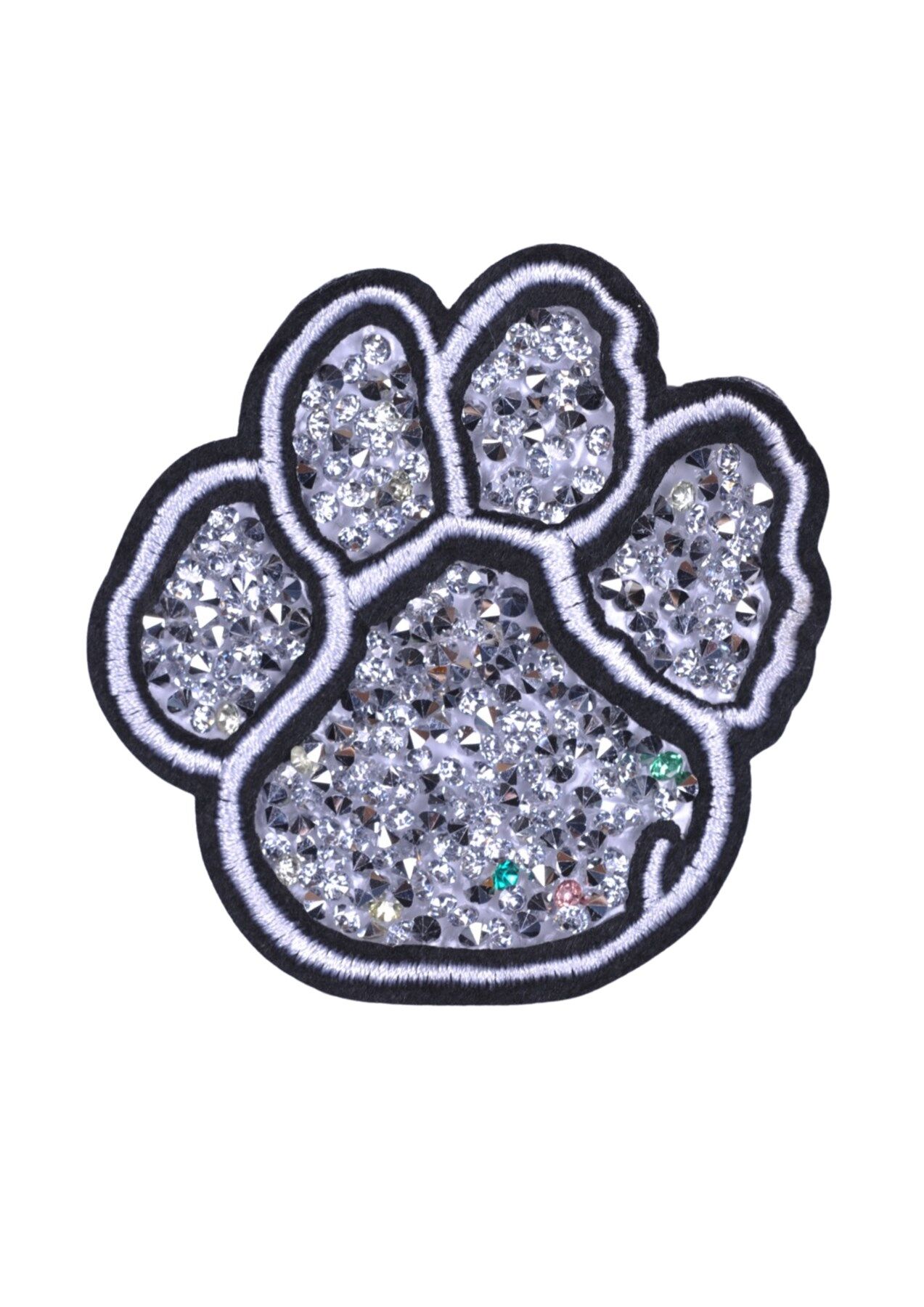 Aplike Ütü İle Yapışan Taşlı Pati Arma 5 cm