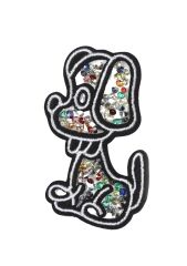 Aplike Ütü İle Yapışan Taşlı Sevimli Köpek Arma 3x5 cm