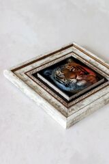 Çerçeveli Taş Tablo , Çerçeveli Taş Duvar Dekoru-enkcrcvtbl-00198 20 cm