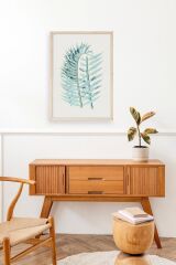 Yapraklar Ahşap Çerçeveli Tablo 17 x 23