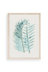 Yapraklar Ahşap Çerçeveli Tablo 17 x 23