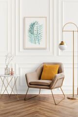 Yapraklar Ahşap Çerçeveli Tablo 17 x 23